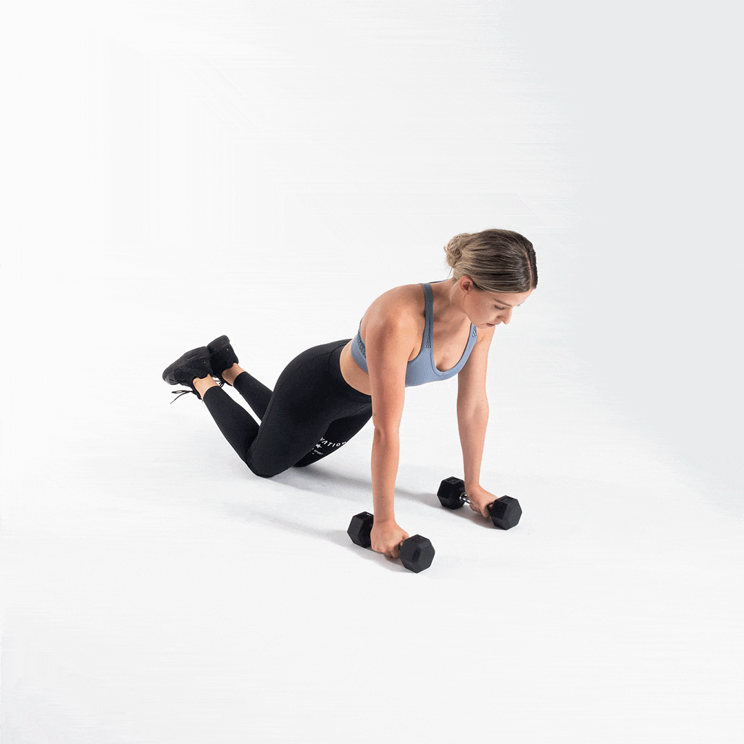 push up with dumbbells